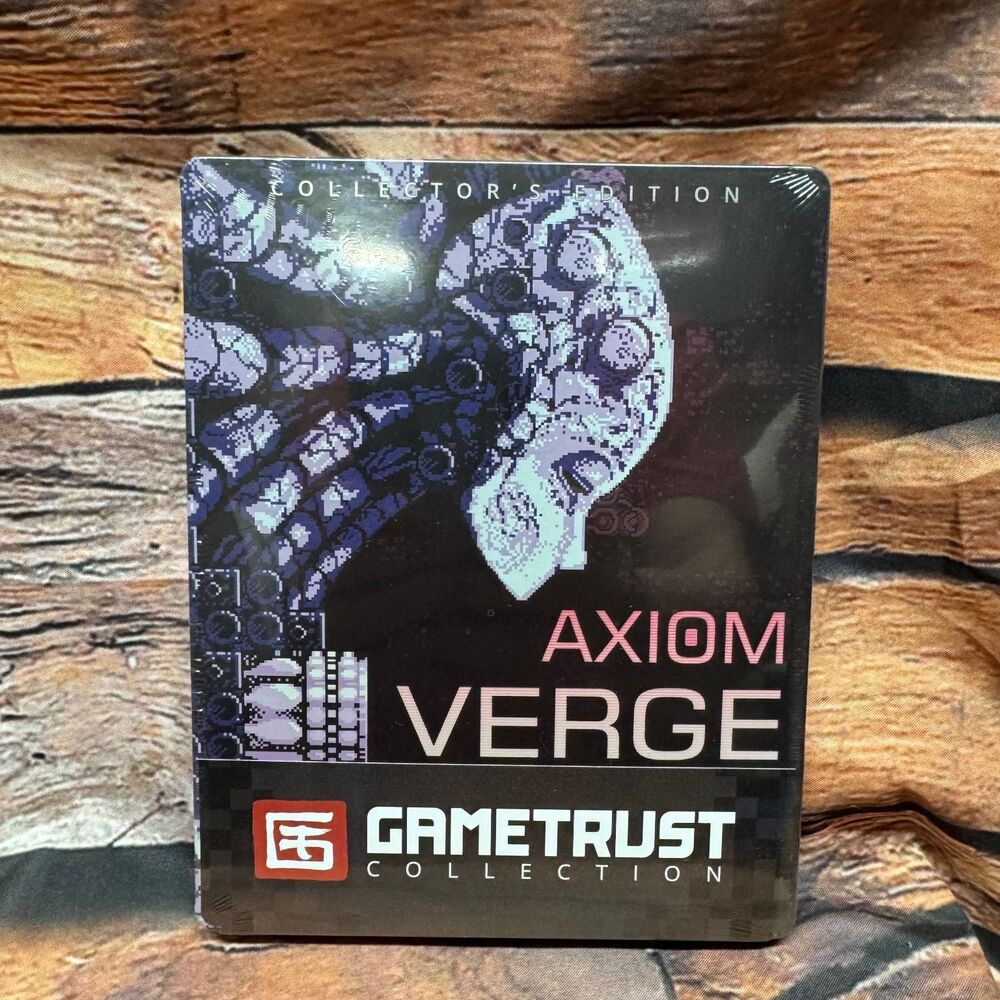 Axiom Verge Collector Edition PC SteelBook GameTrust IndieBox New Sealed Metroid